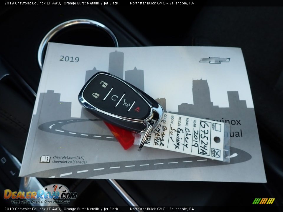 2019 Chevrolet Equinox LT AWD Orange Burst Metallic / Jet Black Photo #29