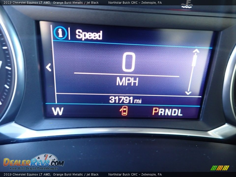 2019 Chevrolet Equinox LT AWD Orange Burst Metallic / Jet Black Photo #30