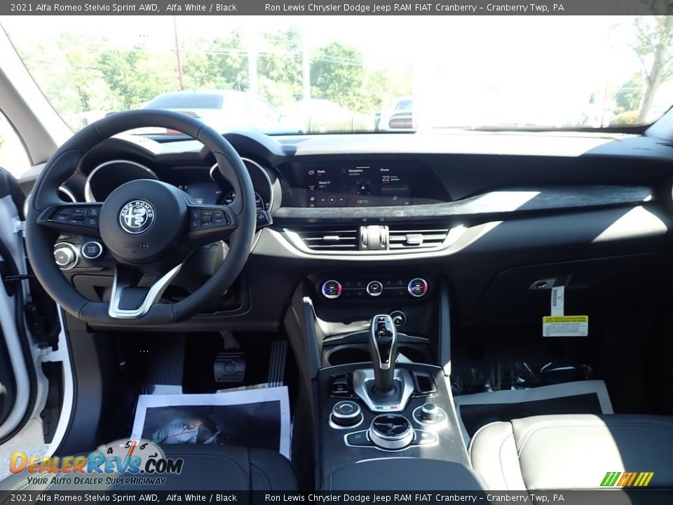 Dashboard of 2021 Alfa Romeo Stelvio Sprint AWD Photo #15