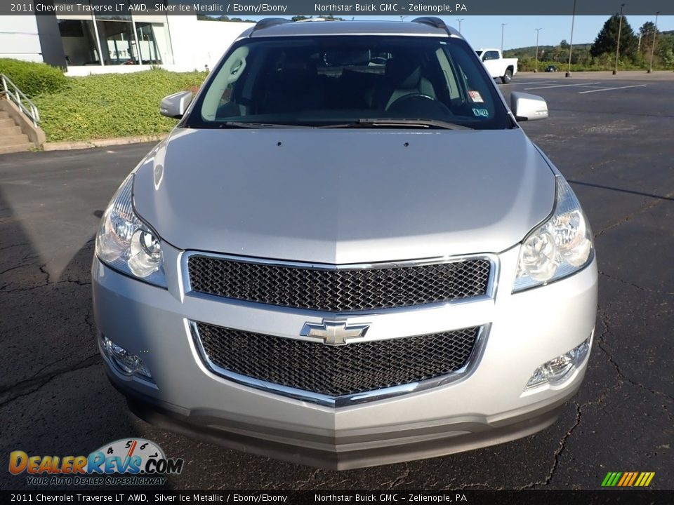 2011 Chevrolet Traverse LT AWD Silver Ice Metallic / Ebony/Ebony Photo #3