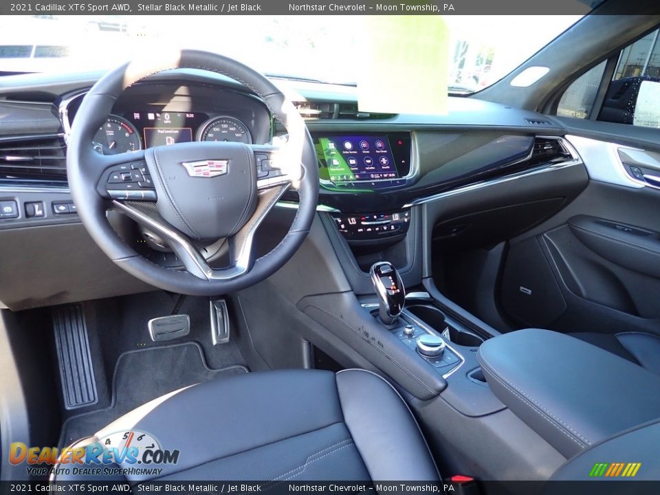 Jet Black Interior - 2021 Cadillac XT6 Sport AWD Photo #19