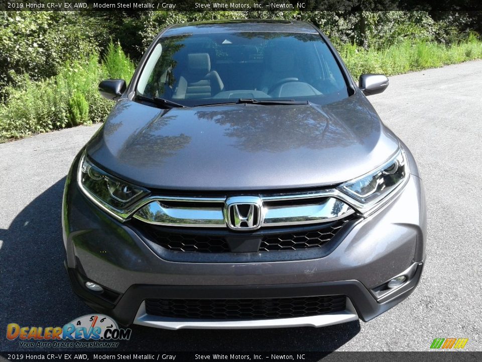 2019 Honda CR-V EX AWD Modern Steel Metallic / Gray Photo #4