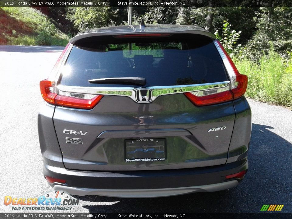 2019 Honda CR-V EX AWD Modern Steel Metallic / Gray Photo #5