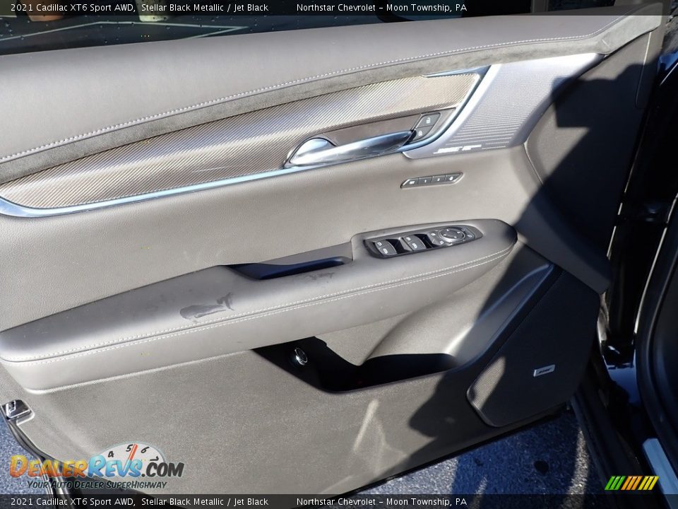2021 Cadillac XT6 Sport AWD Stellar Black Metallic / Jet Black Photo #21