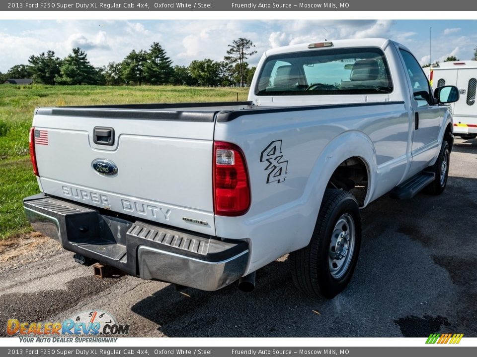 2013 Ford F250 Super Duty XL Regular Cab 4x4 Oxford White / Steel Photo #4