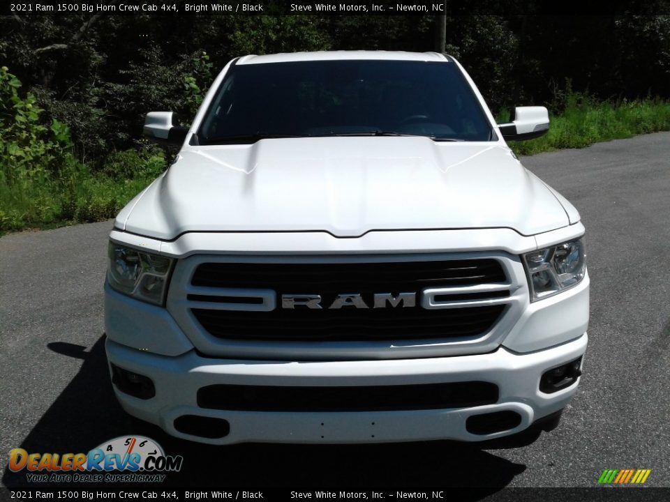 2021 Ram 1500 Big Horn Crew Cab 4x4 Bright White / Black Photo #3