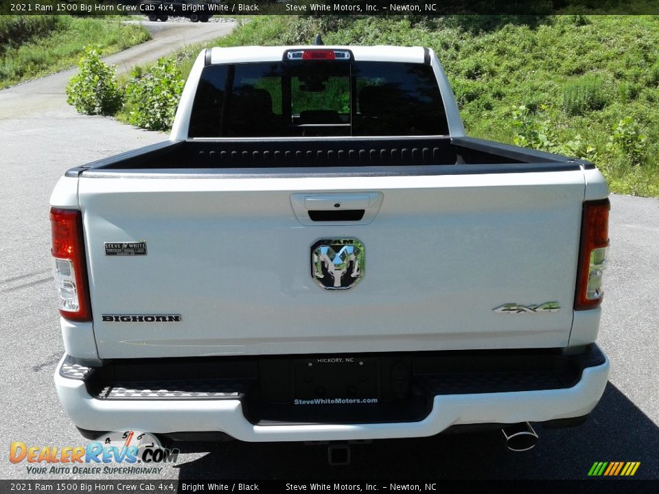 2021 Ram 1500 Big Horn Crew Cab 4x4 Bright White / Black Photo #7