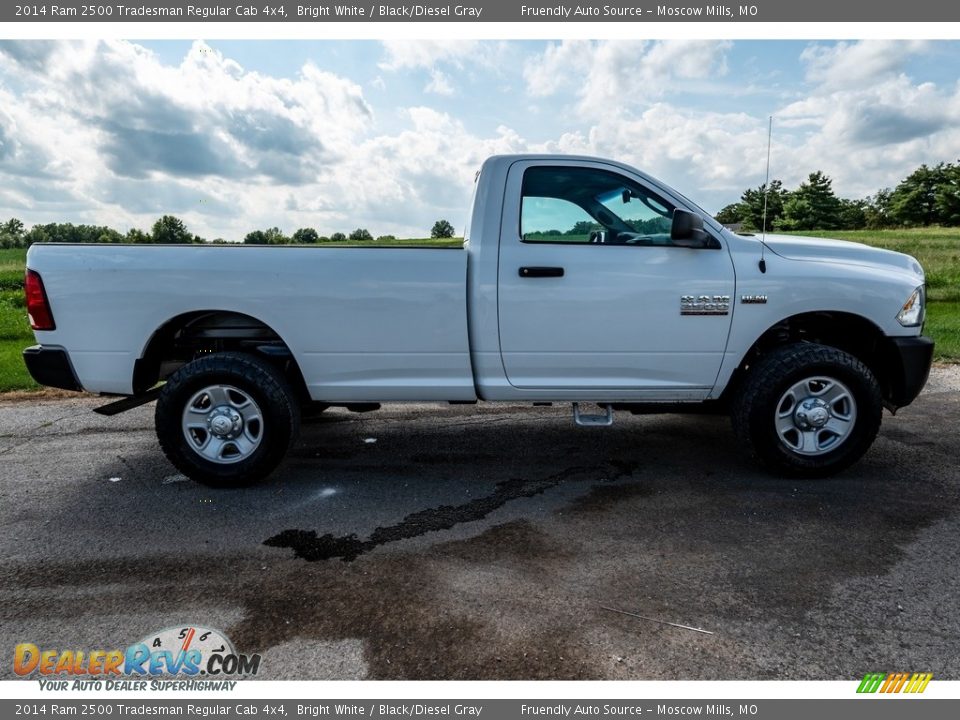 2014 Ram 2500 Tradesman Regular Cab 4x4 Bright White / Black/Diesel Gray Photo #3