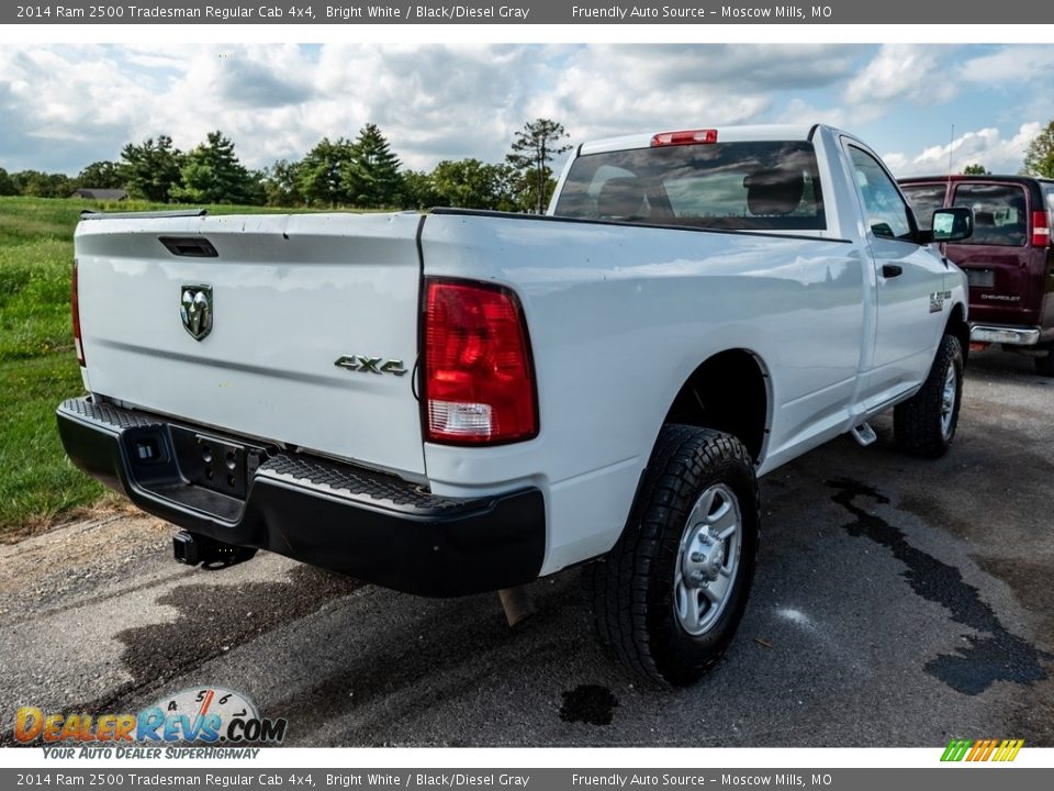 2014 Ram 2500 Tradesman Regular Cab 4x4 Bright White / Black/Diesel Gray Photo #4