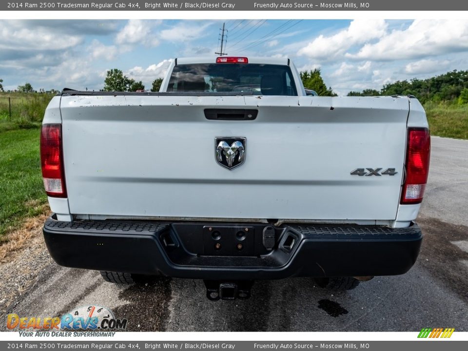 2014 Ram 2500 Tradesman Regular Cab 4x4 Bright White / Black/Diesel Gray Photo #5