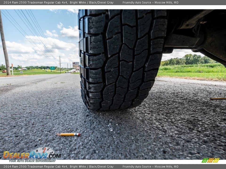 2014 Ram 2500 Tradesman Regular Cab 4x4 Bright White / Black/Diesel Gray Photo #12