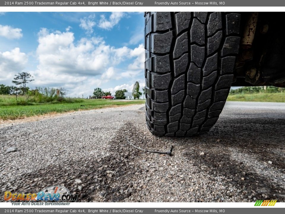 2014 Ram 2500 Tradesman Regular Cab 4x4 Bright White / Black/Diesel Gray Photo #16