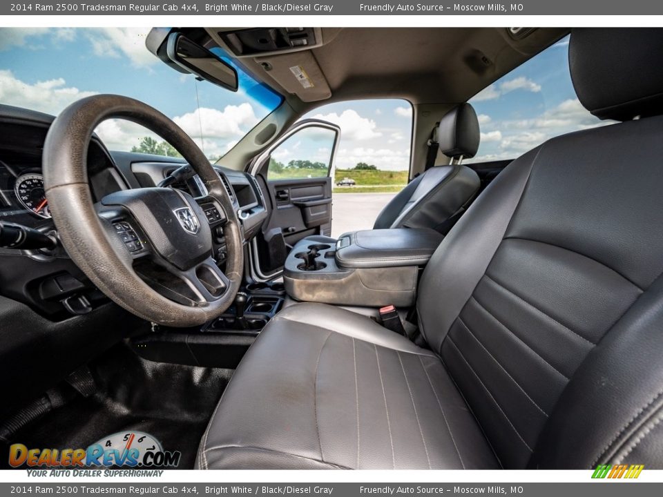 2014 Ram 2500 Tradesman Regular Cab 4x4 Bright White / Black/Diesel Gray Photo #19