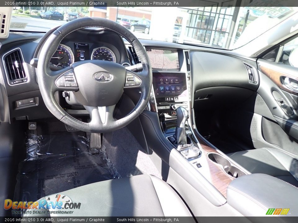 Dashboard of 2016 Infiniti Q50 3.0t AWD Photo #17