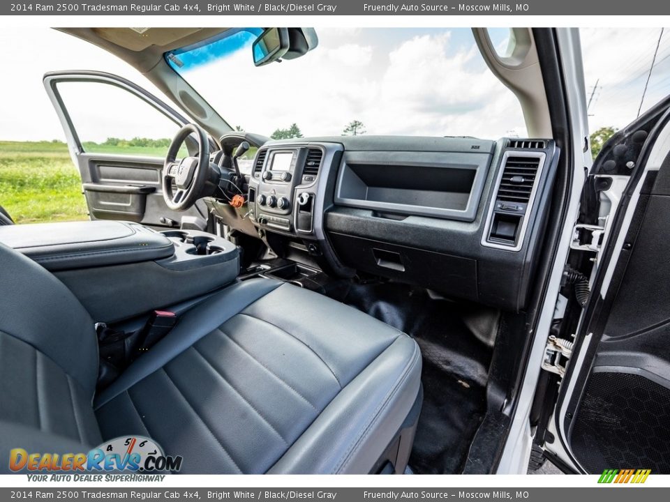 2014 Ram 2500 Tradesman Regular Cab 4x4 Bright White / Black/Diesel Gray Photo #26