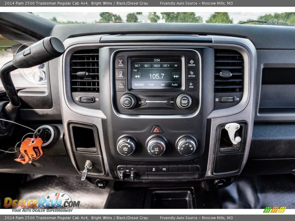 Controls of 2014 Ram 2500 Tradesman Regular Cab 4x4 Photo #30