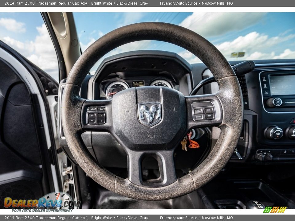 2014 Ram 2500 Tradesman Regular Cab 4x4 Bright White / Black/Diesel Gray Photo #31