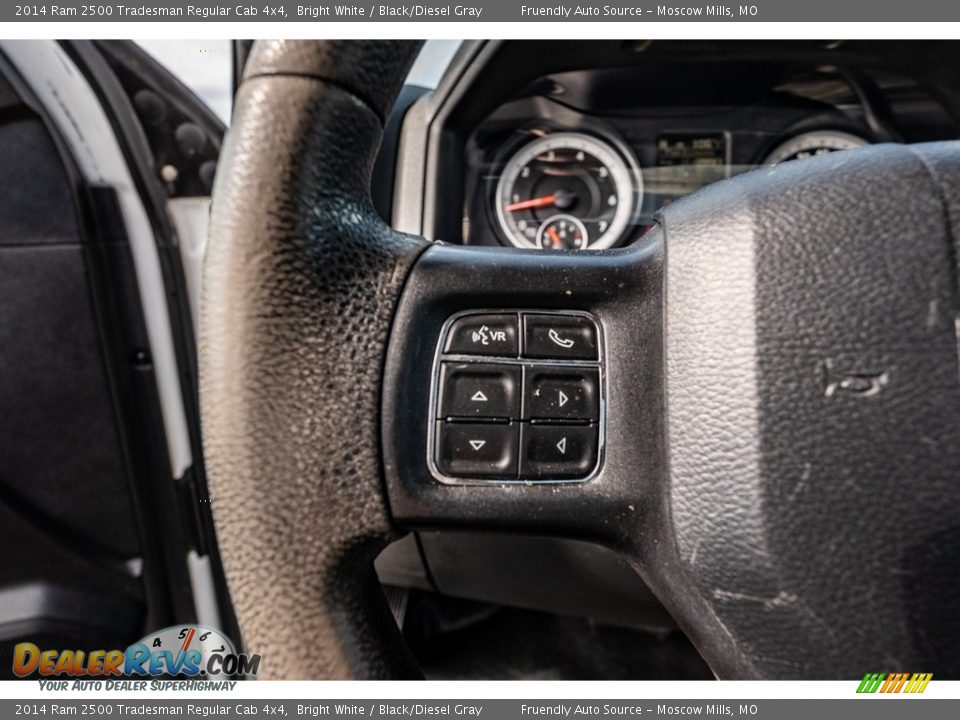 2014 Ram 2500 Tradesman Regular Cab 4x4 Bright White / Black/Diesel Gray Photo #32