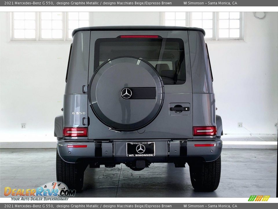 2021 Mercedes-Benz G 550 designo Graphite Metallic / designo Macchiato Beige/Espresso Brown Photo #3