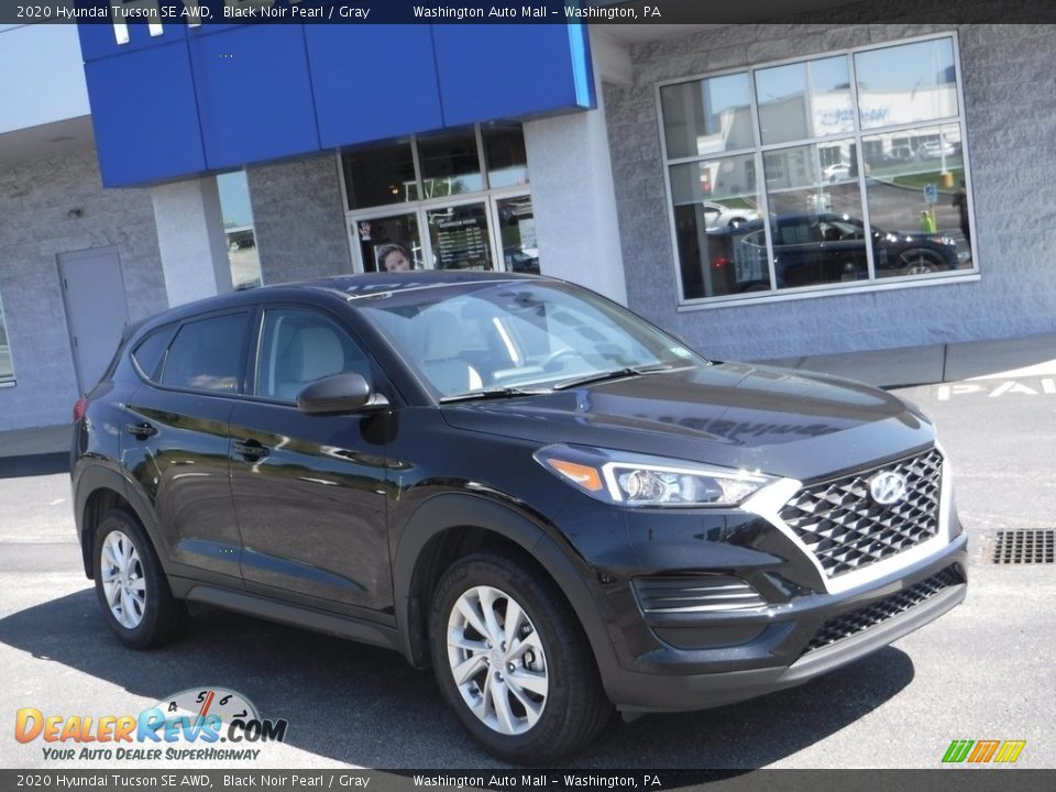 2020 Hyundai Tucson SE AWD Black Noir Pearl / Gray Photo #1