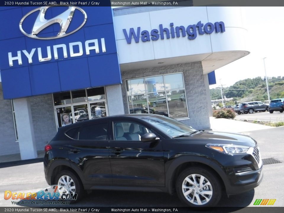 2020 Hyundai Tucson SE AWD Black Noir Pearl / Gray Photo #2