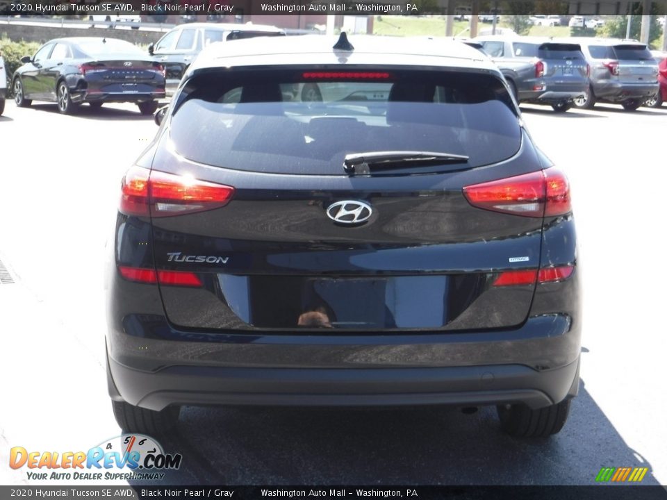 2020 Hyundai Tucson SE AWD Black Noir Pearl / Gray Photo #8