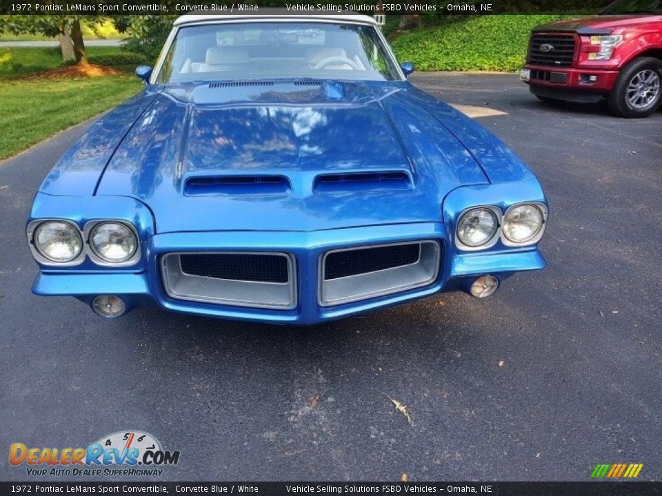 Corvette Blue 1972 Pontiac LeMans Sport Convertible Photo #2