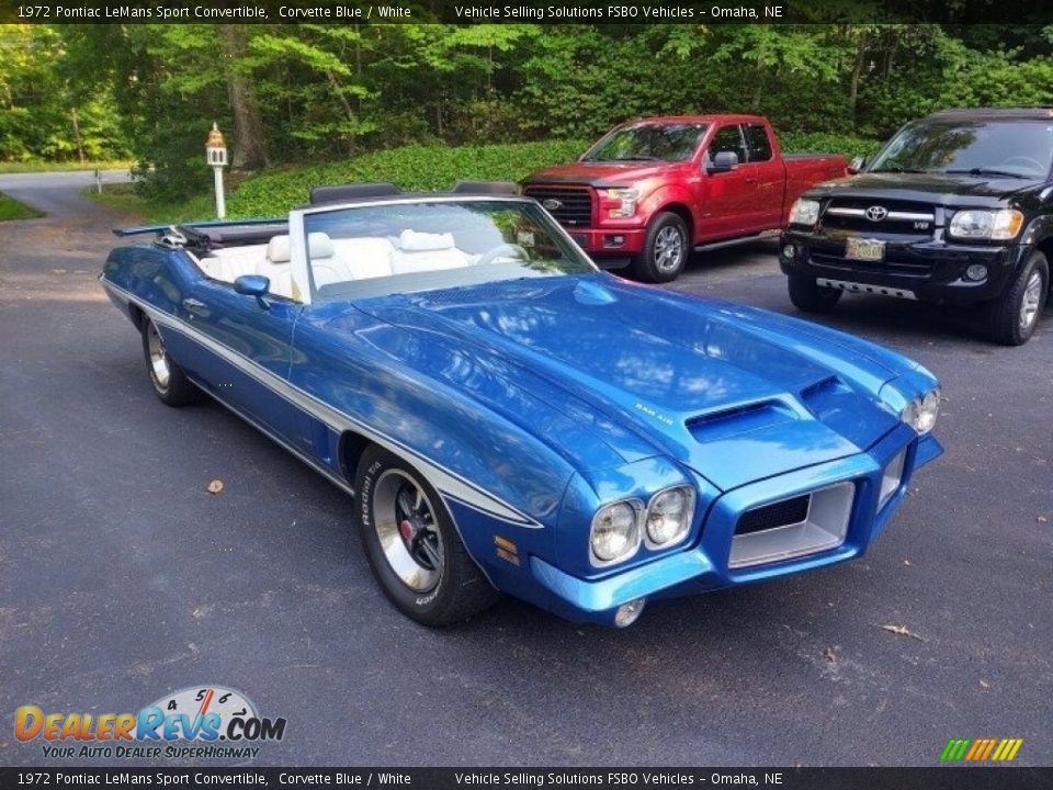 Front 3/4 View of 1972 Pontiac LeMans Sport Convertible Photo #3