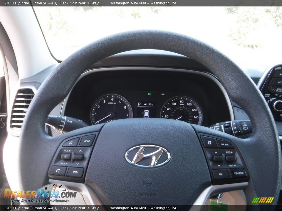 2020 Hyundai Tucson SE AWD Black Noir Pearl / Gray Photo #19