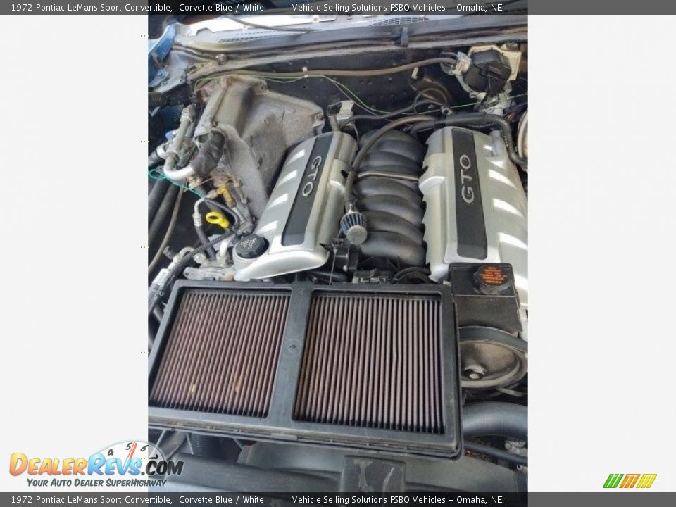 1972 Pontiac LeMans Sport Convertible 350 cid OHV 16-Valve V8 Engine Photo #8