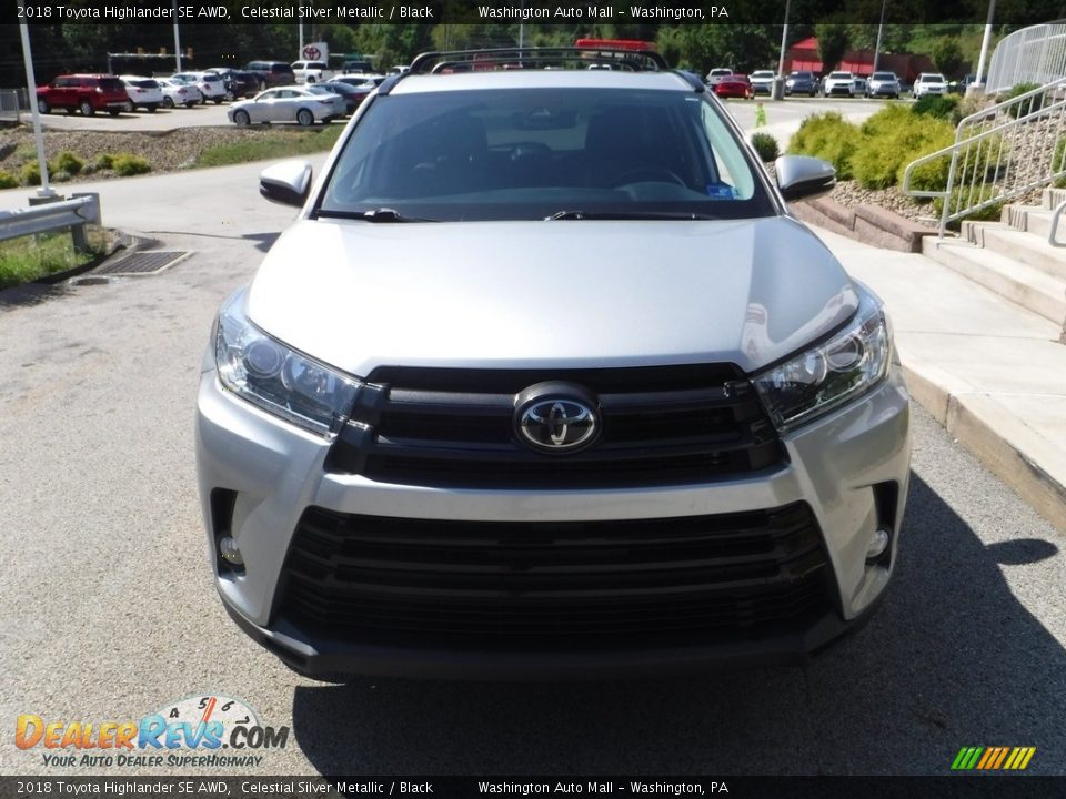 2018 Toyota Highlander SE AWD Celestial Silver Metallic / Black Photo #11