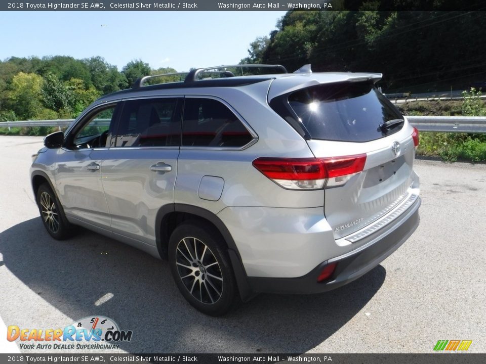 2018 Toyota Highlander SE AWD Celestial Silver Metallic / Black Photo #13