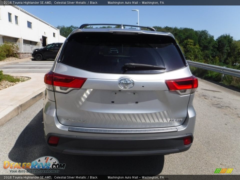 2018 Toyota Highlander SE AWD Celestial Silver Metallic / Black Photo #14