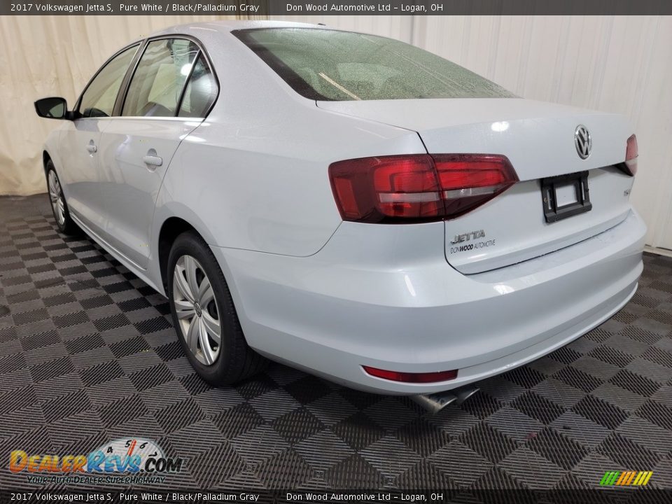 2017 Volkswagen Jetta S Pure White / Black/Palladium Gray Photo #6