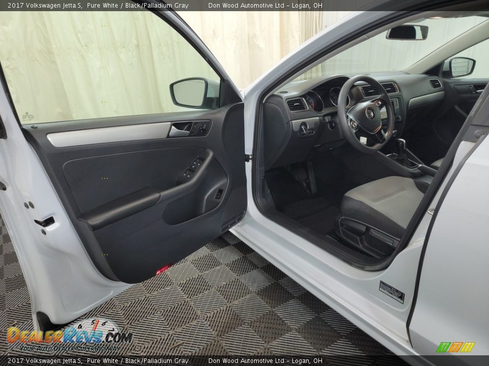 2017 Volkswagen Jetta S Pure White / Black/Palladium Gray Photo #11