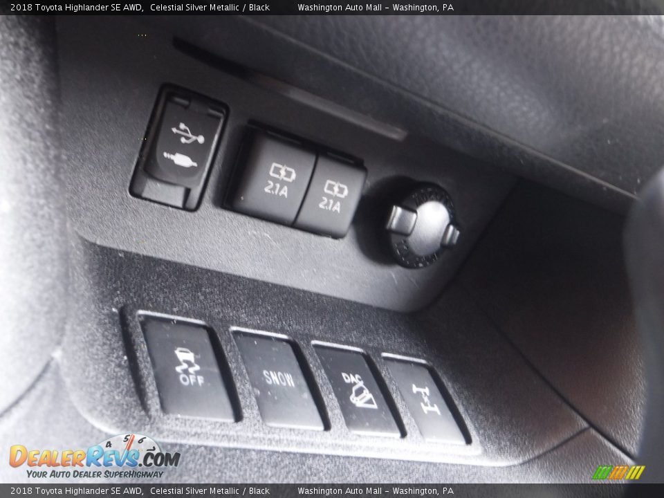 2018 Toyota Highlander SE AWD Celestial Silver Metallic / Black Photo #23