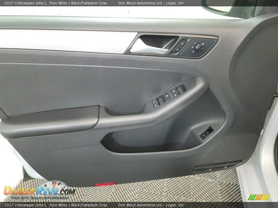 2017 Volkswagen Jetta S Pure White / Black/Palladium Gray Photo #12