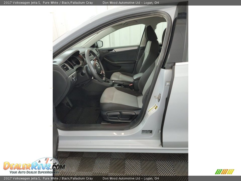 2017 Volkswagen Jetta S Pure White / Black/Palladium Gray Photo #14