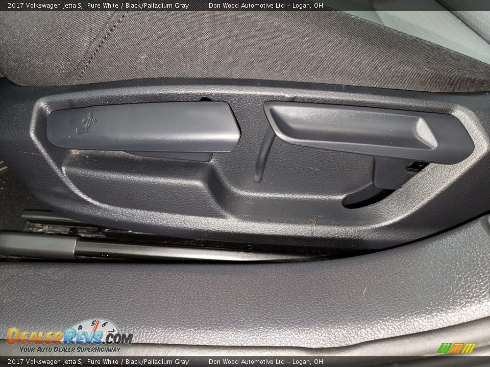 2017 Volkswagen Jetta S Pure White / Black/Palladium Gray Photo #15