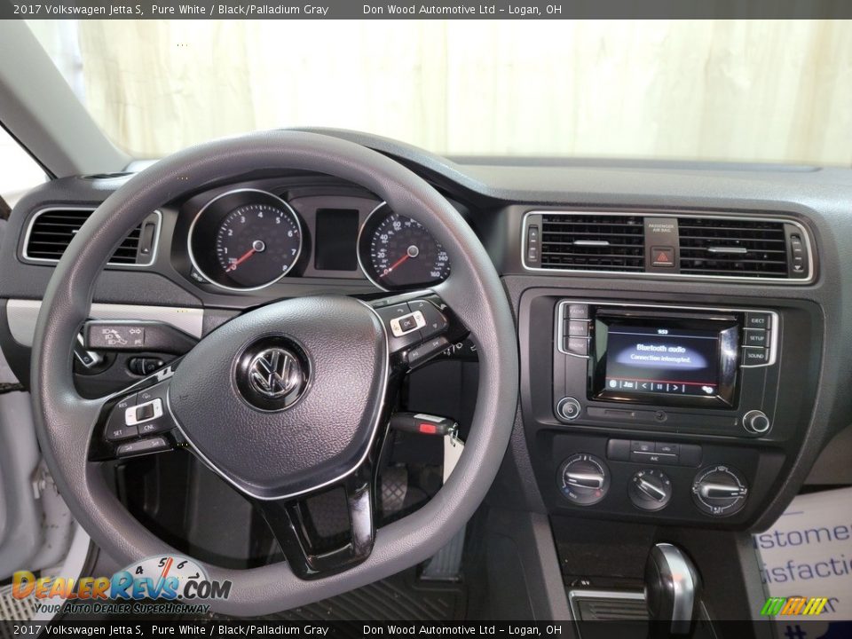 2017 Volkswagen Jetta S Pure White / Black/Palladium Gray Photo #16