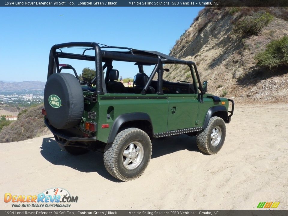 1994 Land Rover Defender 90 Soft Top Coniston Green / Black Photo #21