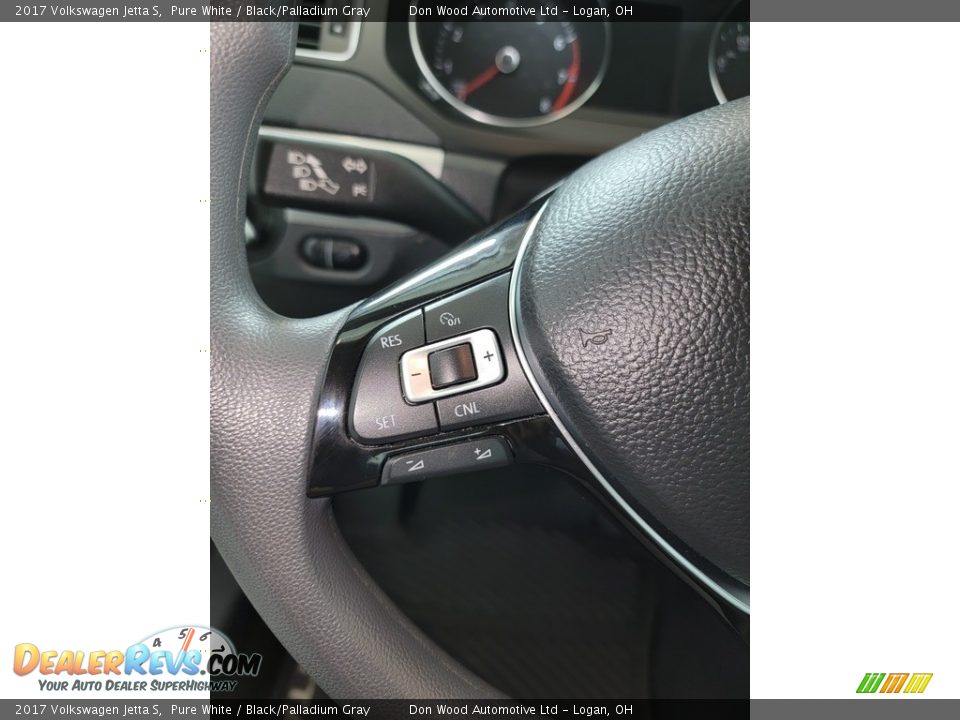 2017 Volkswagen Jetta S Pure White / Black/Palladium Gray Photo #17