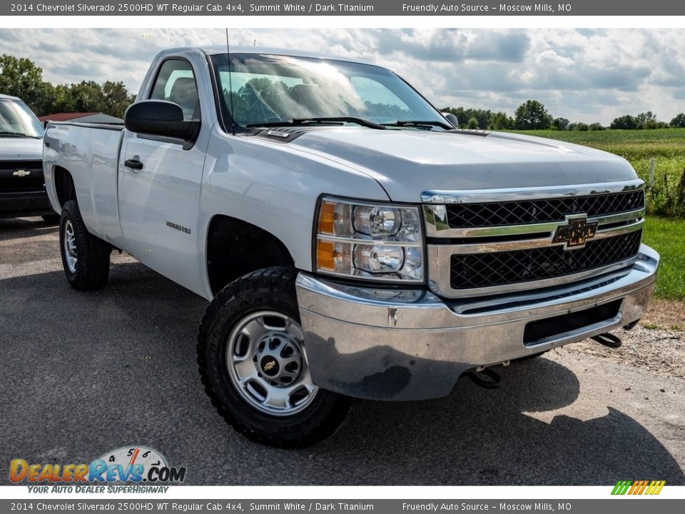 2014 Chevrolet Silverado 2500HD WT Regular Cab 4x4 Summit White / Dark Titanium Photo #1