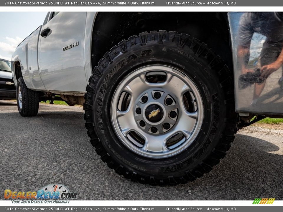 2014 Chevrolet Silverado 2500HD WT Regular Cab 4x4 Summit White / Dark Titanium Photo #2