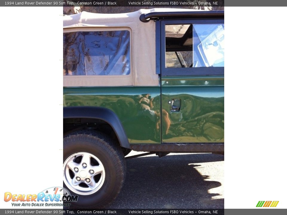 1994 Land Rover Defender 90 Soft Top Coniston Green / Black Photo #25