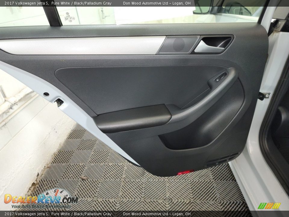 2017 Volkswagen Jetta S Pure White / Black/Palladium Gray Photo #22