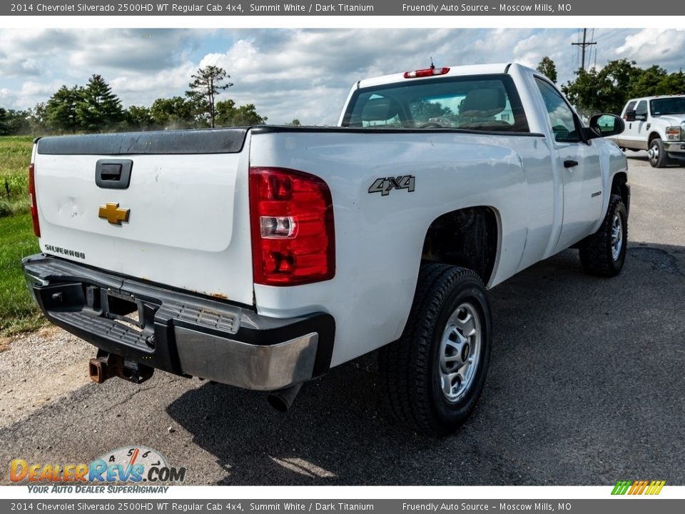 2014 Chevrolet Silverado 2500HD WT Regular Cab 4x4 Summit White / Dark Titanium Photo #4