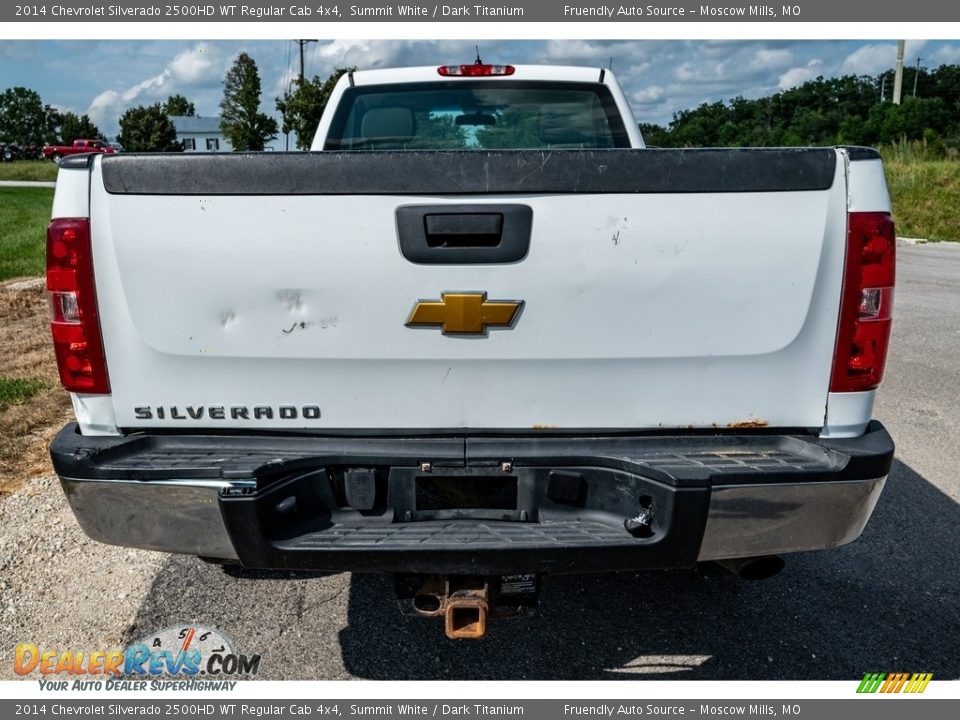 2014 Chevrolet Silverado 2500HD WT Regular Cab 4x4 Summit White / Dark Titanium Photo #5