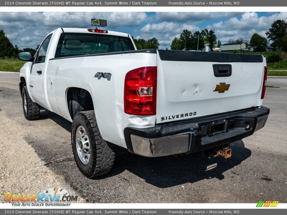 2014 Chevrolet Silverado 2500HD WT Regular Cab 4x4 Summit White / Dark Titanium Photo #6