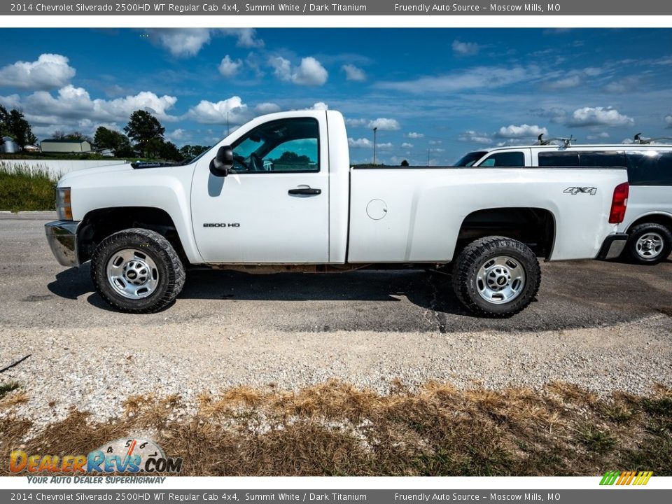 2014 Chevrolet Silverado 2500HD WT Regular Cab 4x4 Summit White / Dark Titanium Photo #7